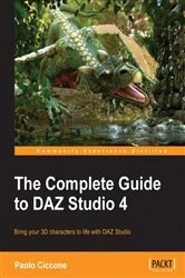 Book cover of The Complete Guide to DAZ Studio 4 by Paolo Ciccone