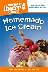 Book cover of The Complete Idiot's Guide to Homemade Ice Cream by N/A