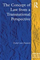 Book cover of The Concept of Law from a Transnational Perspective by Unknown