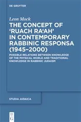 Book cover of The Concept of ›Ruach Ra‘ah‹ in Contemporary Rabbinic Responsa (1945–2000) by Leon Mock