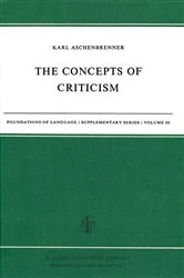Book cover of The Concepts of Criticism by L. Aschenbrenner