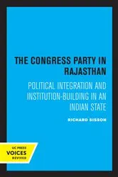 Book cover of The Congress Party in Rajasthan by Richard Sisson