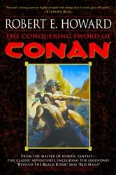 Book cover of The Conquering Sword of Conan by Robert E. Howard