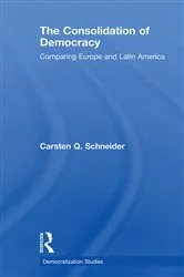 Book cover of The Consolidation of Democracy by Carsten Q. Schneider