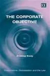 Book cover of The Corporate Objective by Andrew Keay