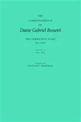 Book cover of The Correspondence of Dante Gabriel Rossetti by William E. Fredeman