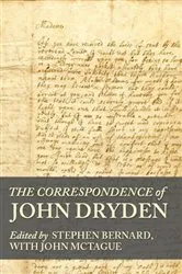 Book cover of The correspondence of John Dryden by Stephen Bernard