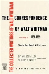 Book cover of The Correspondence of Walt Whitman (Vol. 4) by Eric Miller