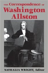 Book cover of The Correspondence of Washington Allston by Nathalia Wright