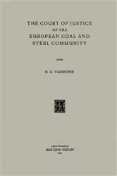 Book cover of The Court of Justice of the European Coal and Steel Community by Unknown