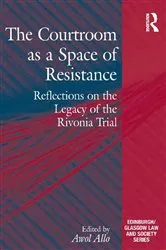 Book cover of The Courtroom as a Space of Resistance by Awol Allo