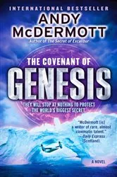 Book cover of The Covenant of Genesis by Andy McDermott