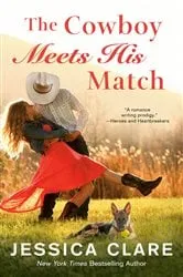 Book cover of The Cowboy Meets His Match by Roxann Delaney