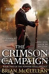 Book cover of The Crimson Campaign by Brian McClellan