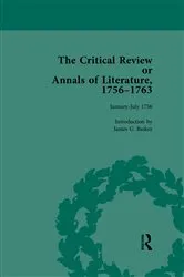Book cover of The Critical Review or Annals of Literature, 1756-1763 Vol 1 by James G Basker