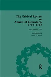 Book cover of The Critical Review or Annals of Literature, 1756-1763 Vol 14 by James G Basker