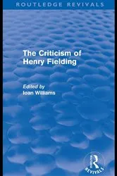 Book cover of The Criticism of Henry Fielding by Ioan Williams
