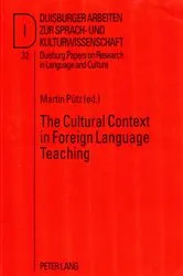 Book cover of The Cultural Context in Foreign Language Teaching by Martin Pütz