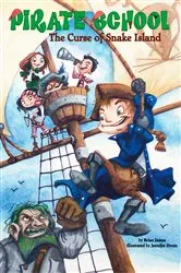 Book cover of The Curse of Snake Island #1 by Brian James