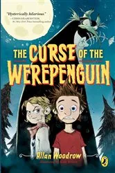 Book cover of The Curse of the Werepenguin by Allan Woodrow