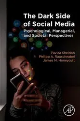 Book cover of The Dark Side of Social Media by Pavica Sheldon