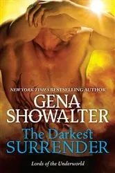 Book cover of The Darkest Surrender by Gena Showalter