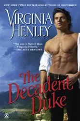 Book cover of The Decadent Duke by Unknown