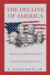 Book cover of The Decline of America by H. Wayne White