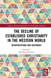 Book cover of The Decline of Established Christianity in the Western World by Paul Silas Peterson