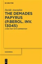 Book cover of The Demades Papyrus (P.Berol. inv. 13045) by Davide Amendola