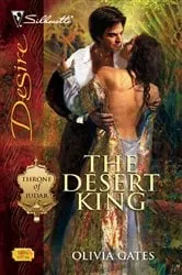 Book cover of The Desert King by Olivia Gates