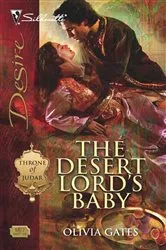 Book cover of The Desert Lord's Baby by Olivia Gates