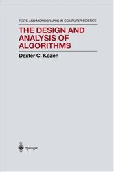 Book cover of The Design and Analysis of Algorithms by Dexter C. Kozen