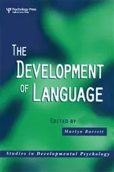 Book cover of The Development of Language by Martyn Barrett