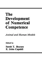 Book cover of The Development of Numerical Competence by Sarah T. Boysen