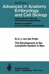 Book cover of The Development of the Lymphatic System in Man by S.C.J. van der Putte