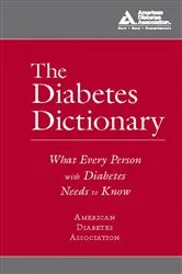 Book cover of The Diabetes Dictionary by Unknown