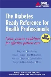 Book cover of The Diabetes Ready Reference for Health Professionals by Kathryn Mulcahy