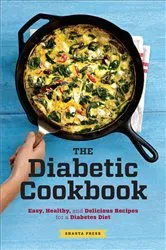 Book cover of The Diabetic Cookbook by Unknown