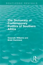 Book cover of The Dictionary of Contemporary Politics of Southern Africa by Gwyneth Williams