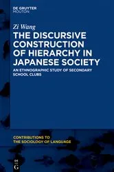 Book cover of The Discursive Construction of Hierarchy in Japanese Society by Unknown
