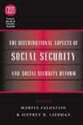 Book cover of The Distributional Aspects of Social Security and Social Security Reform by Martin Feldstein