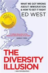 Book cover of The Diversity Illusion by Ed West