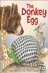 Book cover of The Donkey Egg by Janet Stevens