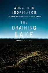 Book cover of The Draining Lake by Arnaldur Indridason
