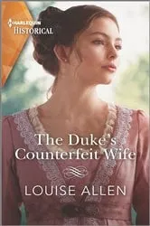 Book cover of The Duke's Counterfeit Wife by Louise Allen