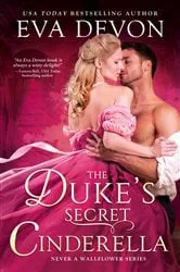 Book cover of The Duke's Secret Cinderella by Eva Devon