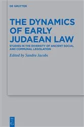 Book cover of The Dynamics of Early Judaean Law by Sandra Jacobs