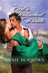 Book cover of The Earl's Untouched Bride by Annie Burrows