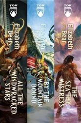 Book cover of The Edda of Burdens Trilogy by Elizabeth Bear